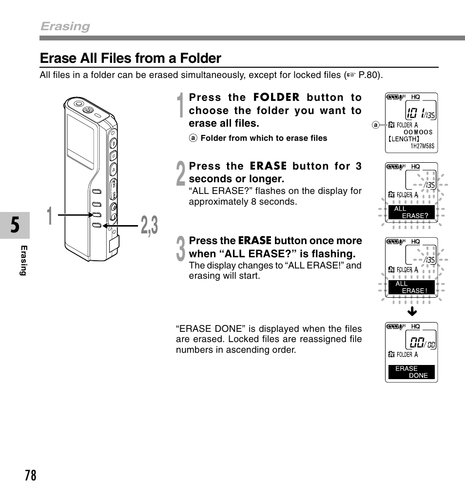 Olympus VOICE & MUSIC DM-20 User Manual | Page 78 / 101