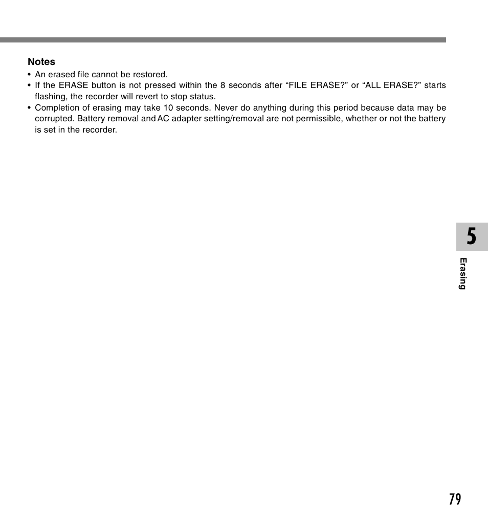 Olympus VOICE & MUSIC DM-20 User Manual | Page 79 / 101