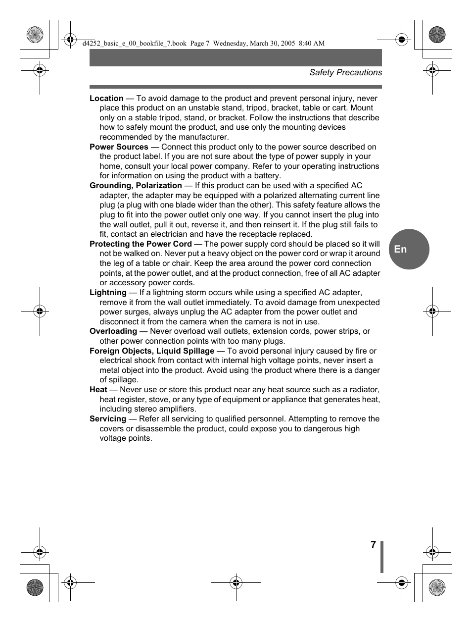 Olympus C-180 D-435 User Manual | Page 7 / 25