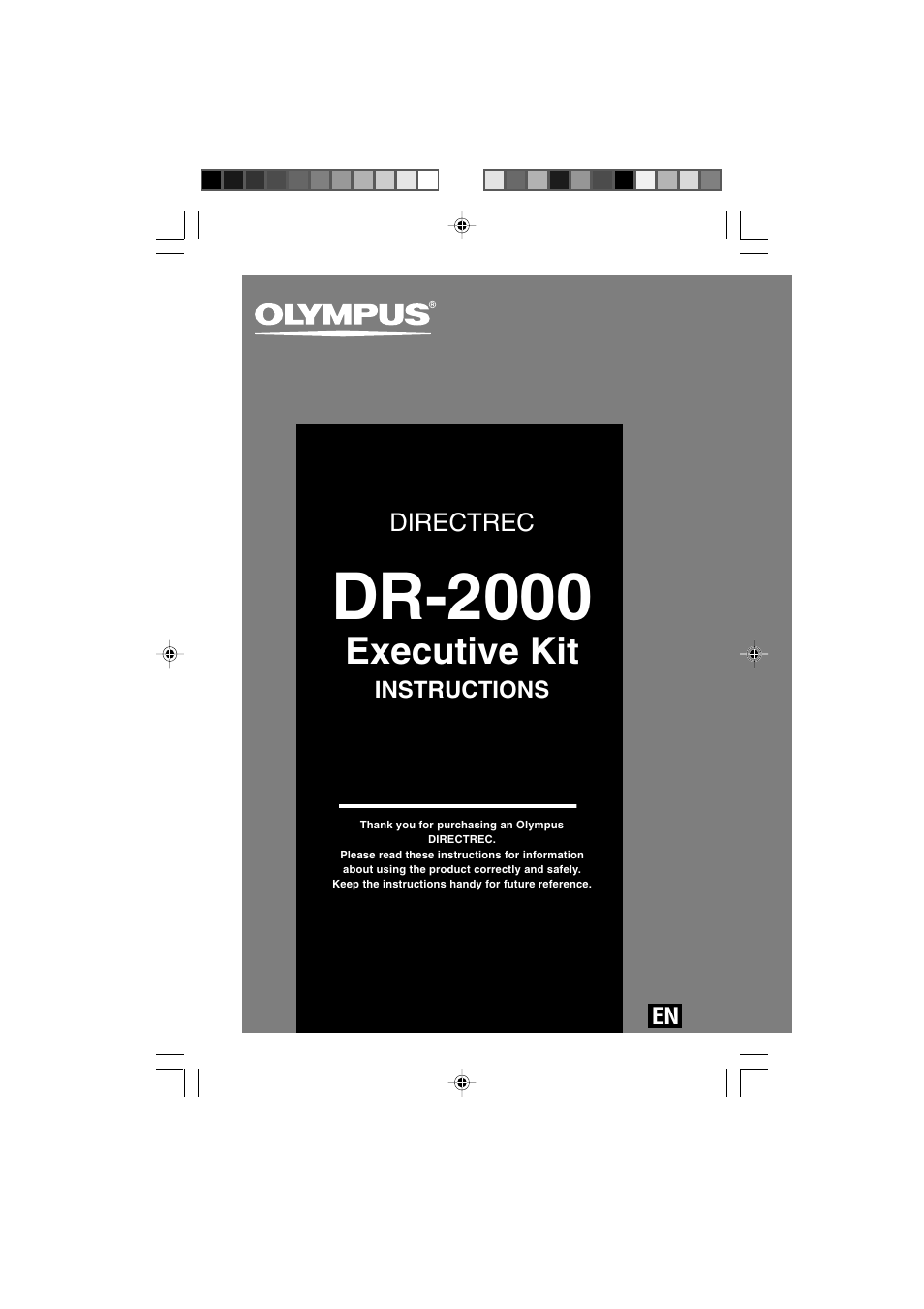 Olympus Olympis Directrec dr2000 User Manual | 38 pages