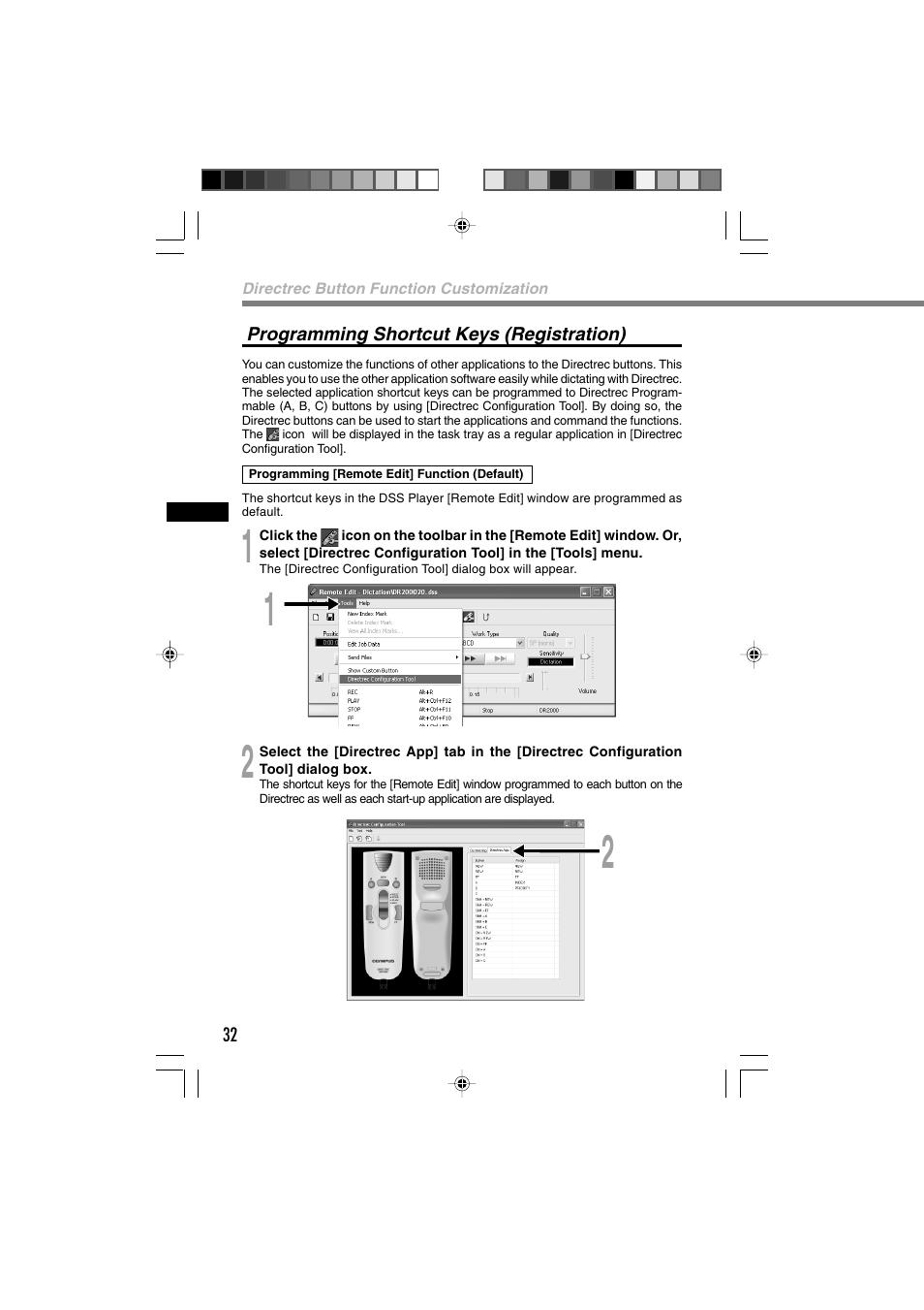 Olympus Olympis Directrec dr2000 User Manual | Page 32 / 38