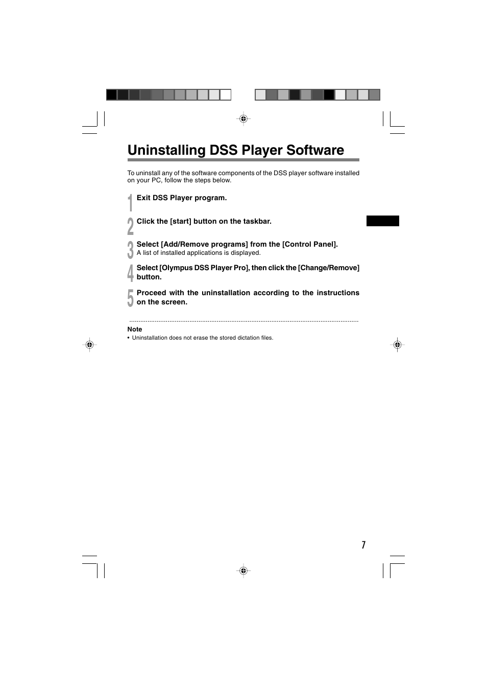 Olympus Olympis Directrec dr2000 User Manual | Page 7 / 38