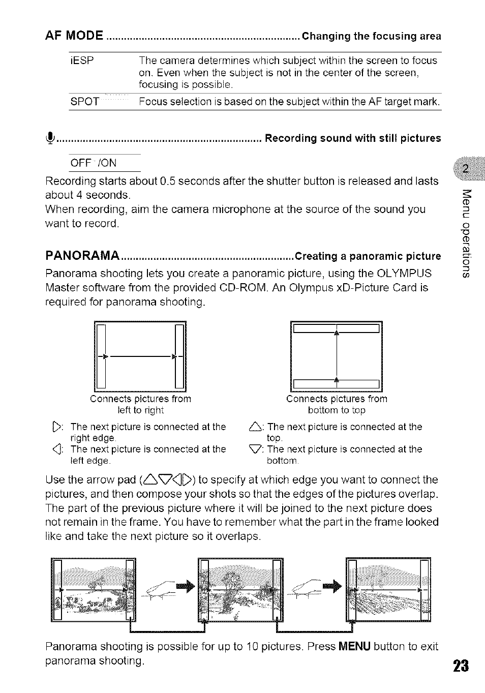 Olympus 700 User Manual | Page 23 / 86
