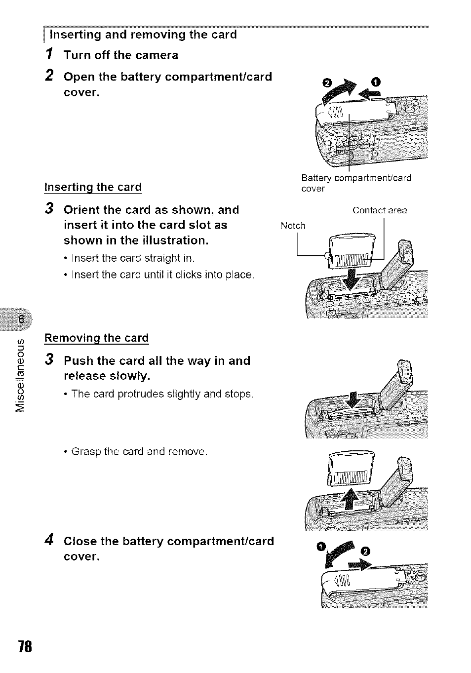 Olympus 700 User Manual | Page 78 / 86