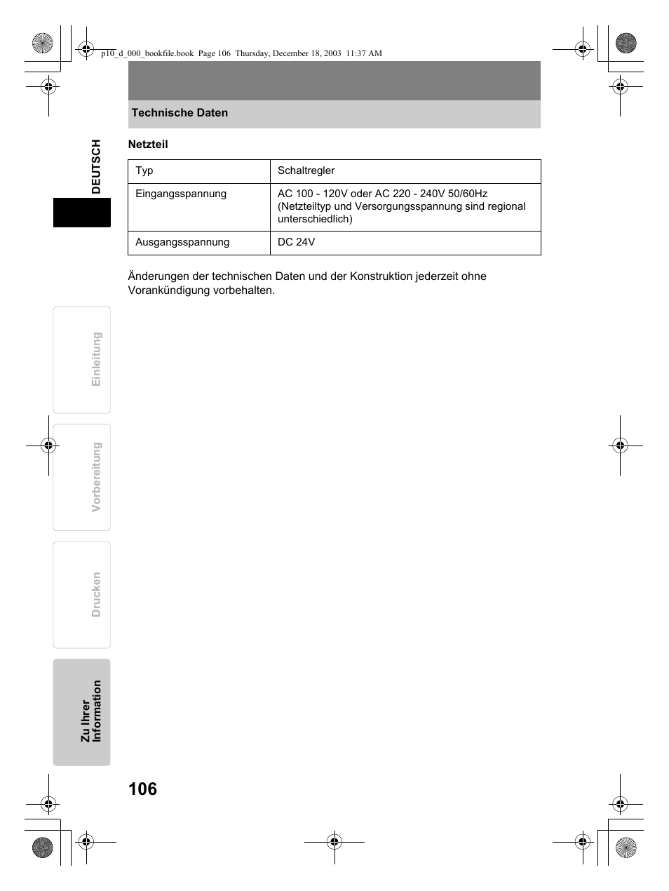 Olympus P-10 User Manual | Page 106 / 148