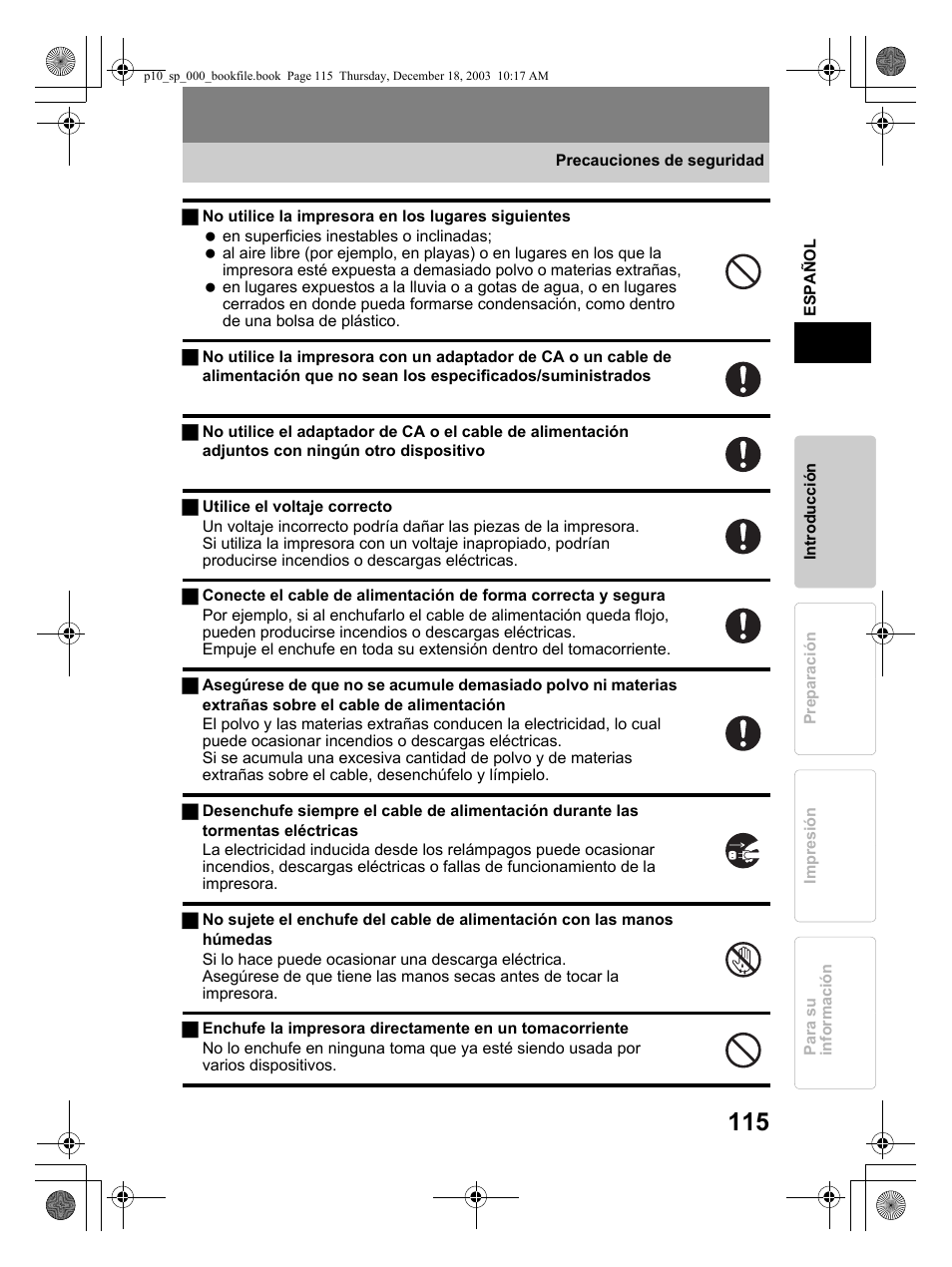 Olympus P-10 User Manual | Page 115 / 148
