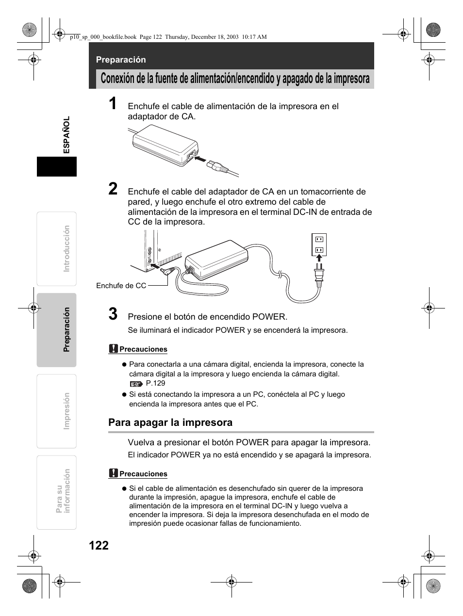 Olympus P-10 User Manual | Page 122 / 148
