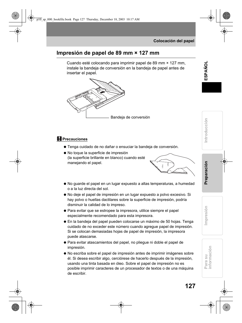 Olympus P-10 User Manual | Page 127 / 148