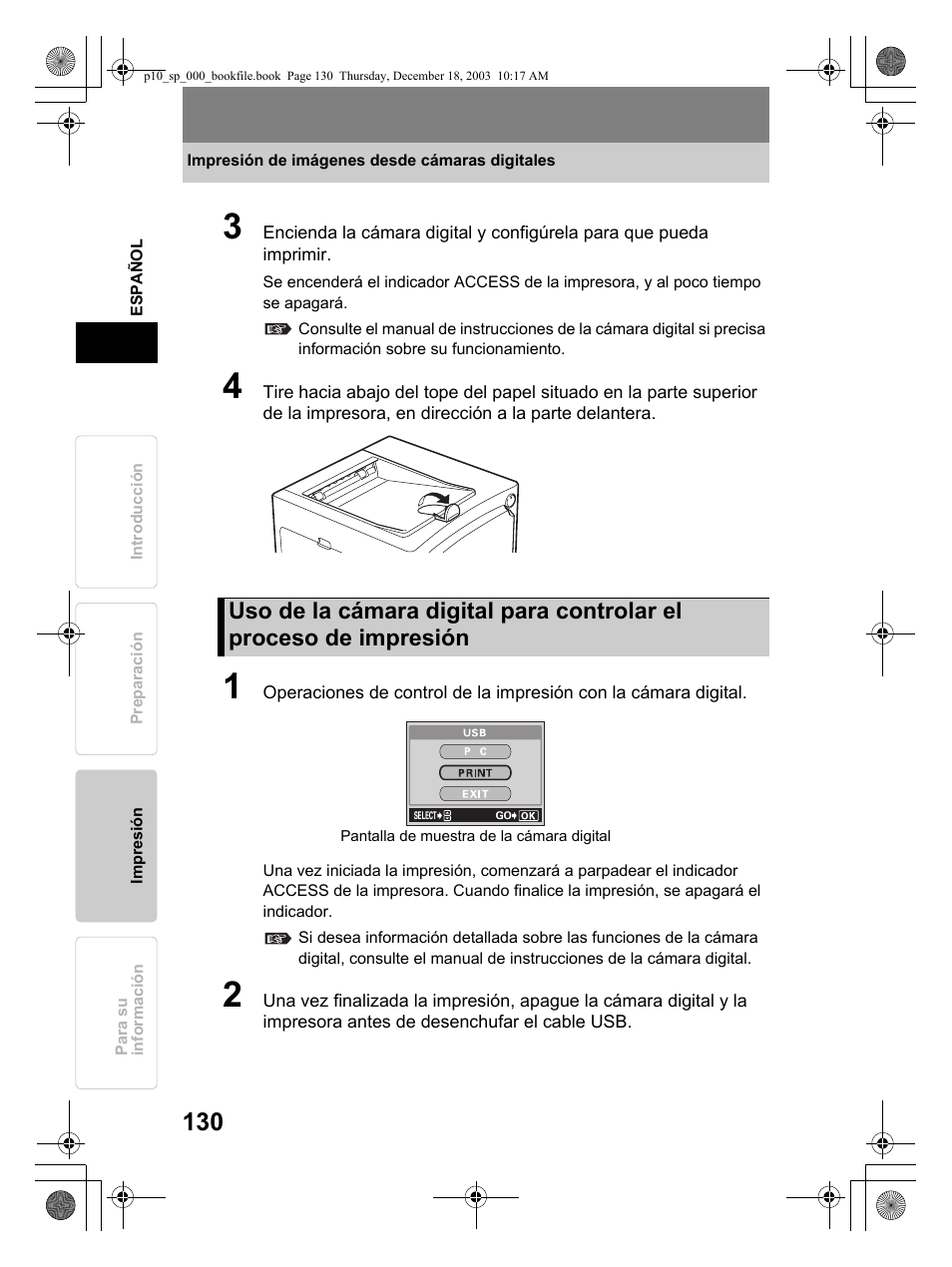 Olympus P-10 User Manual | Page 130 / 148