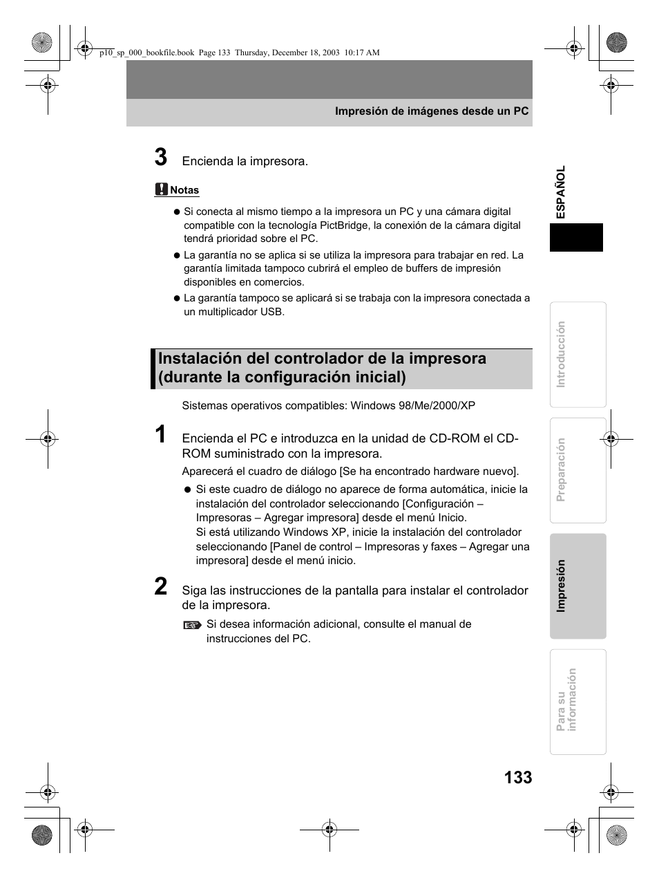 Olympus P-10 User Manual | Page 133 / 148