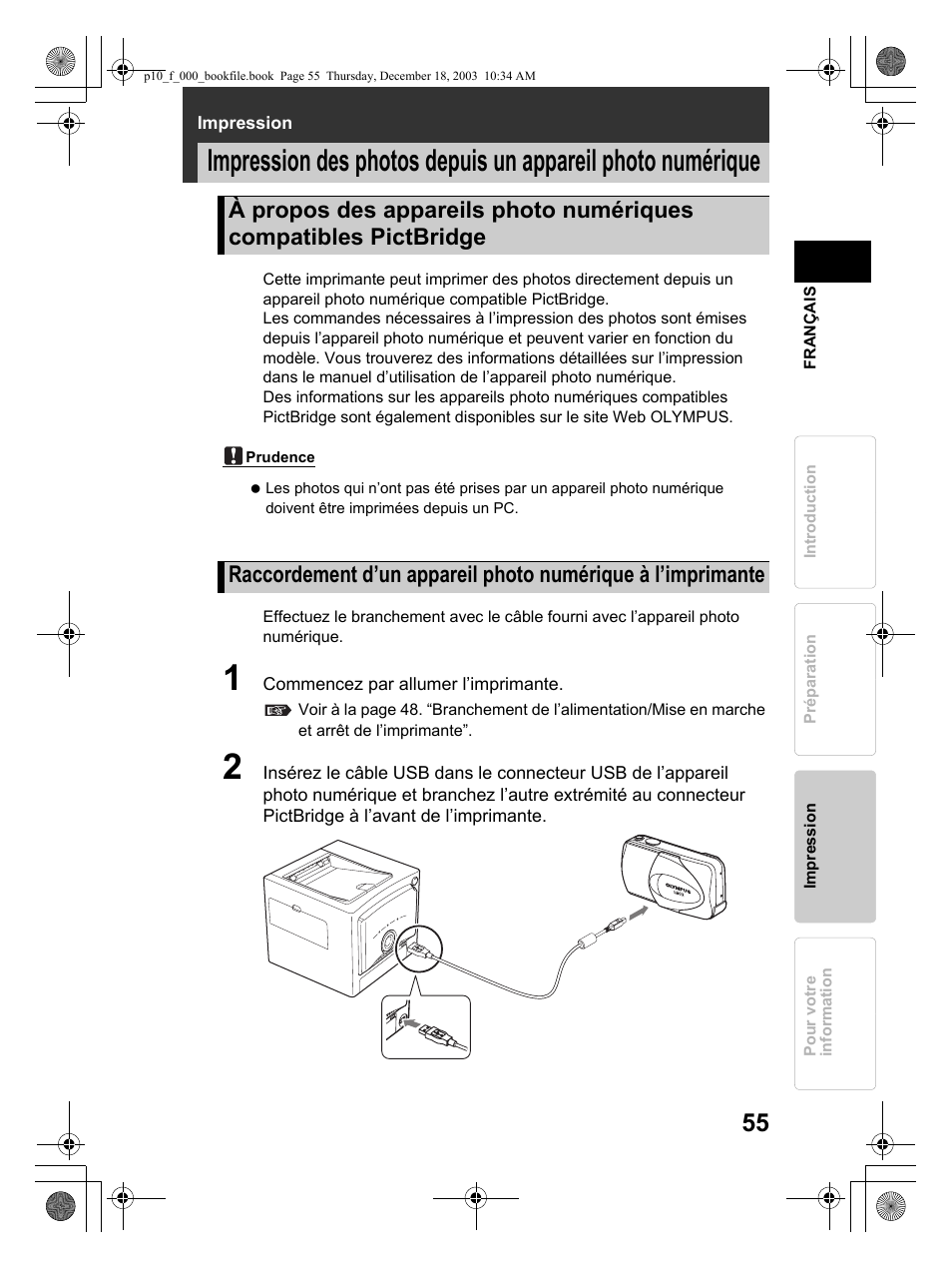 Olympus P-10 User Manual | Page 55 / 148