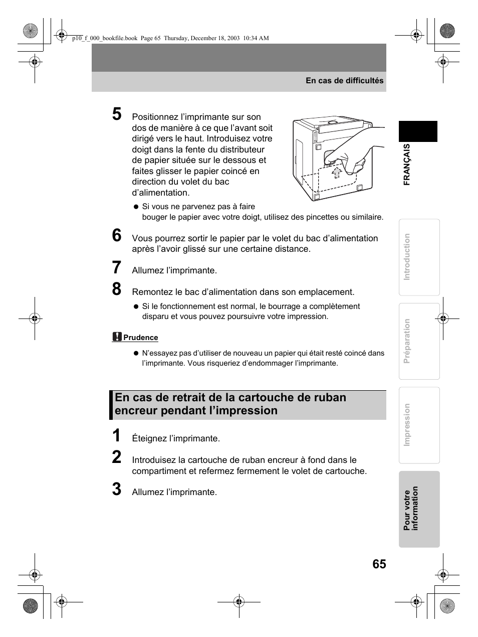 Olympus P-10 User Manual | Page 65 / 148