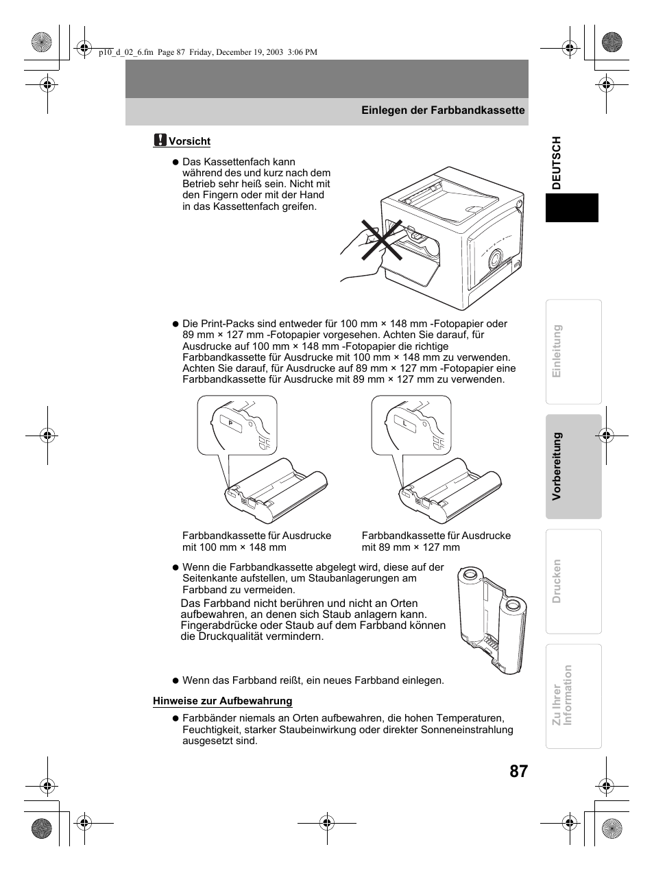 Olympus P-10 User Manual | Page 87 / 148