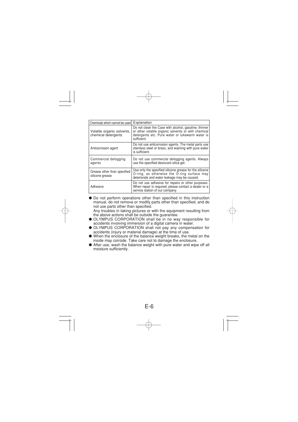 Olympus PT 023 User Manual | Page 7 / 42