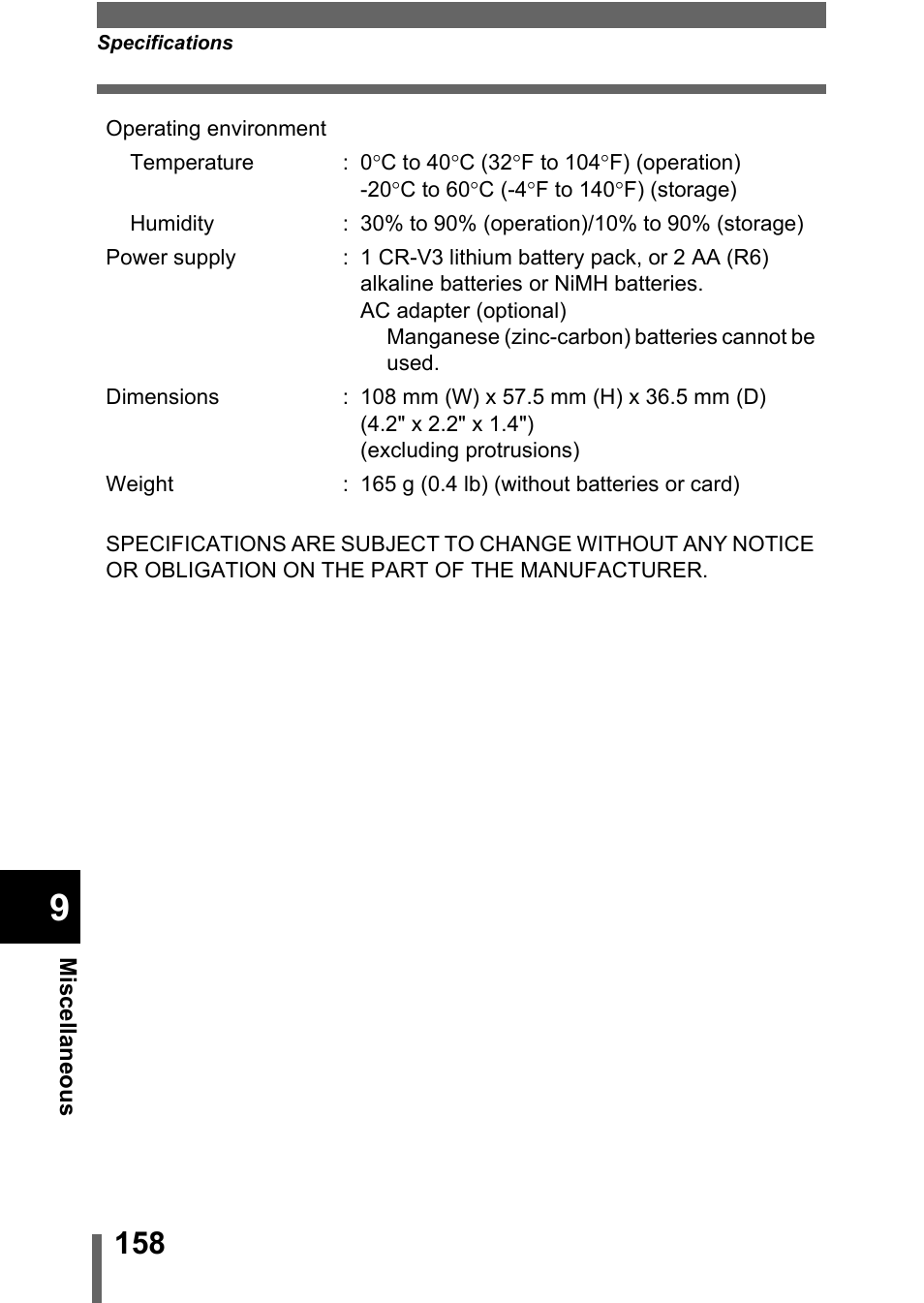 Olympus C-360Zoom User Manual | Page 159 / 197