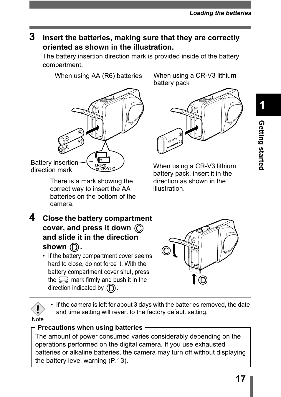Olympus C-360Zoom User Manual | Page 18 / 197
