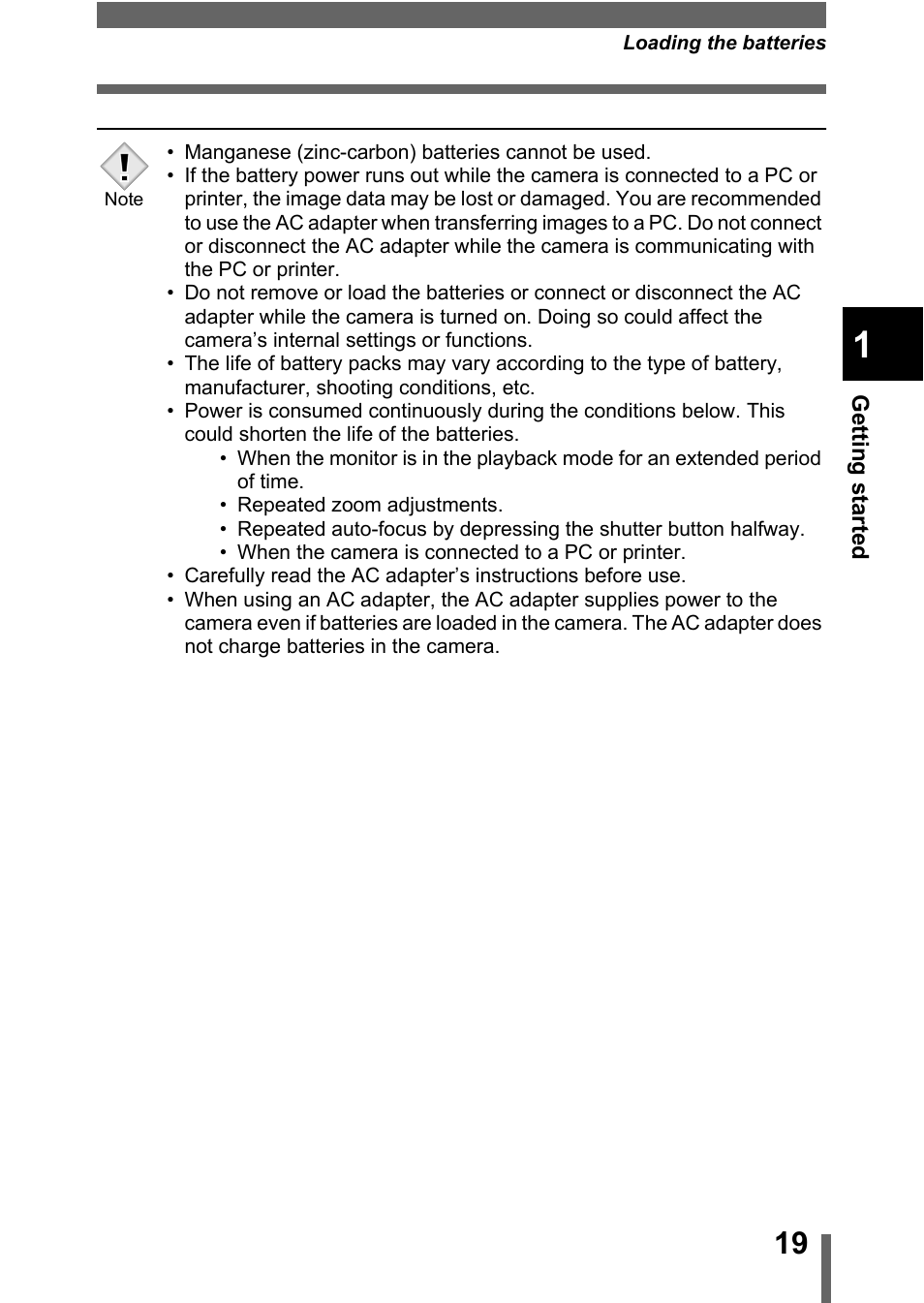 Olympus C-360Zoom User Manual | Page 20 / 197