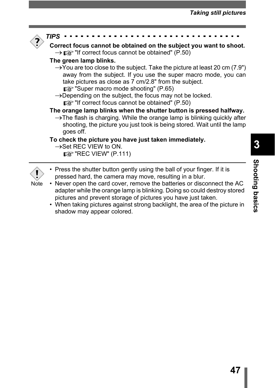 Olympus C-360Zoom User Manual | Page 48 / 197