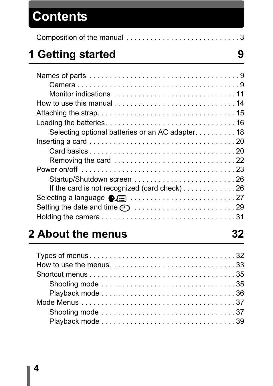 Olympus C-360Zoom User Manual | Page 5 / 197