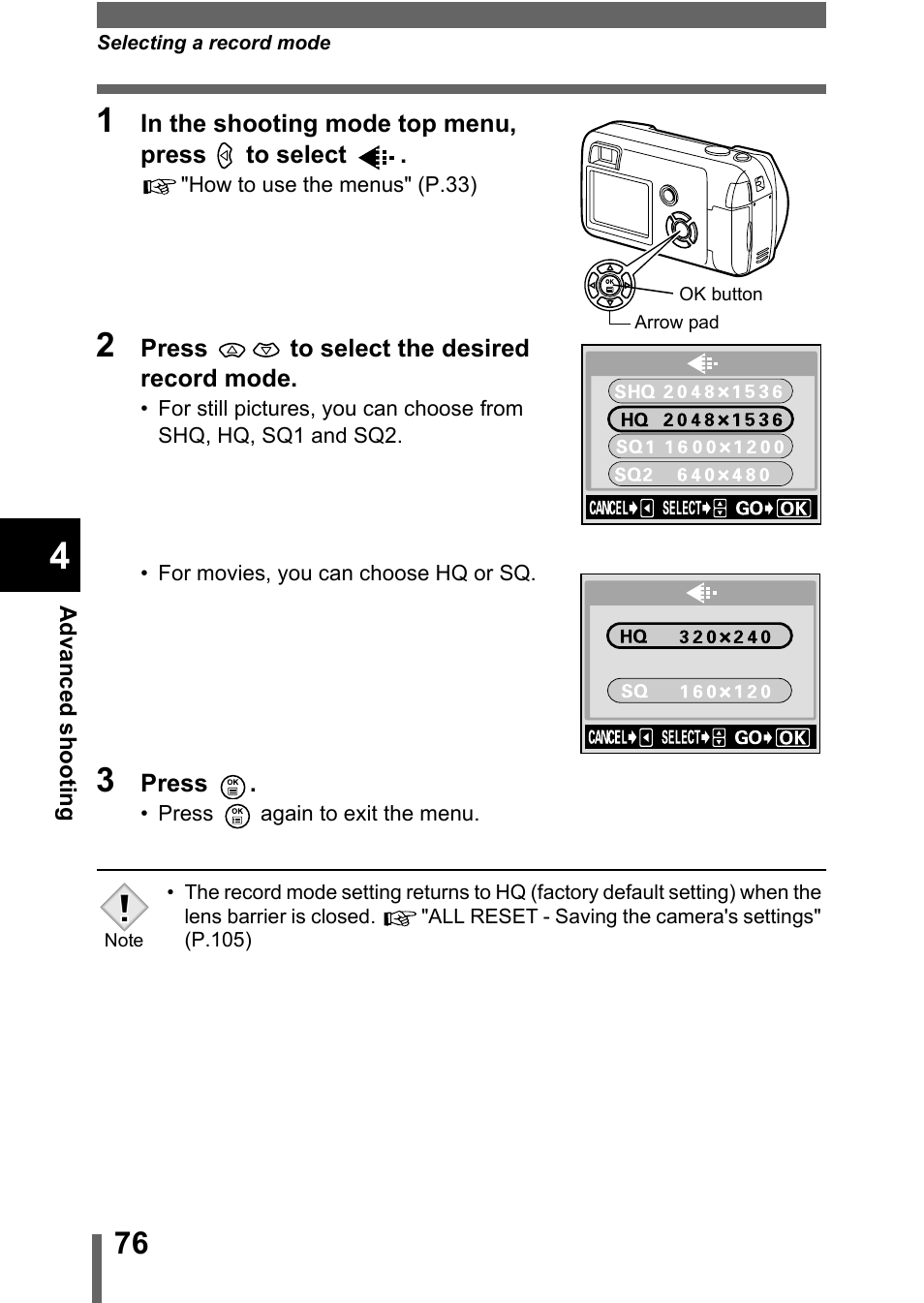 Olympus C-360Zoom User Manual | Page 77 / 197