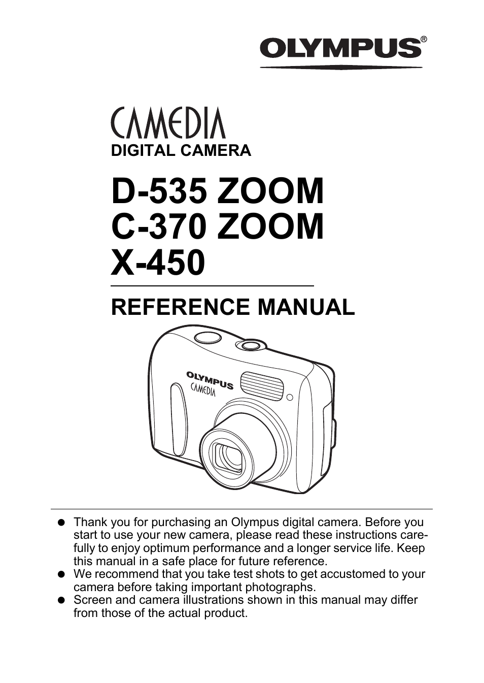 Olympus C-370 ZOOM User Manual | 144 pages