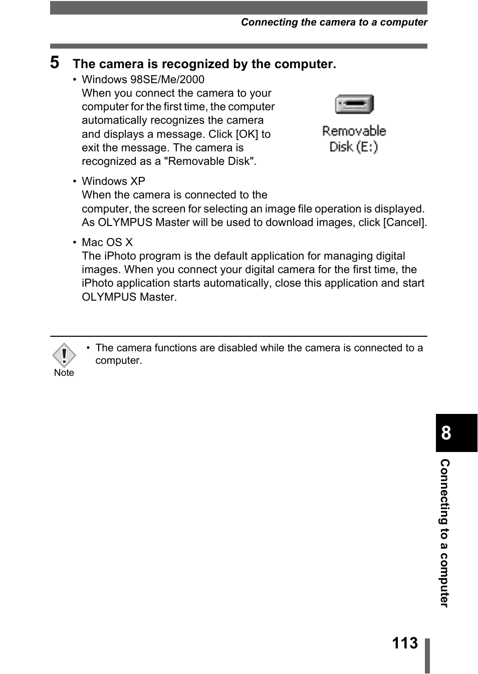 Olympus C-370 ZOOM User Manual | Page 113 / 144