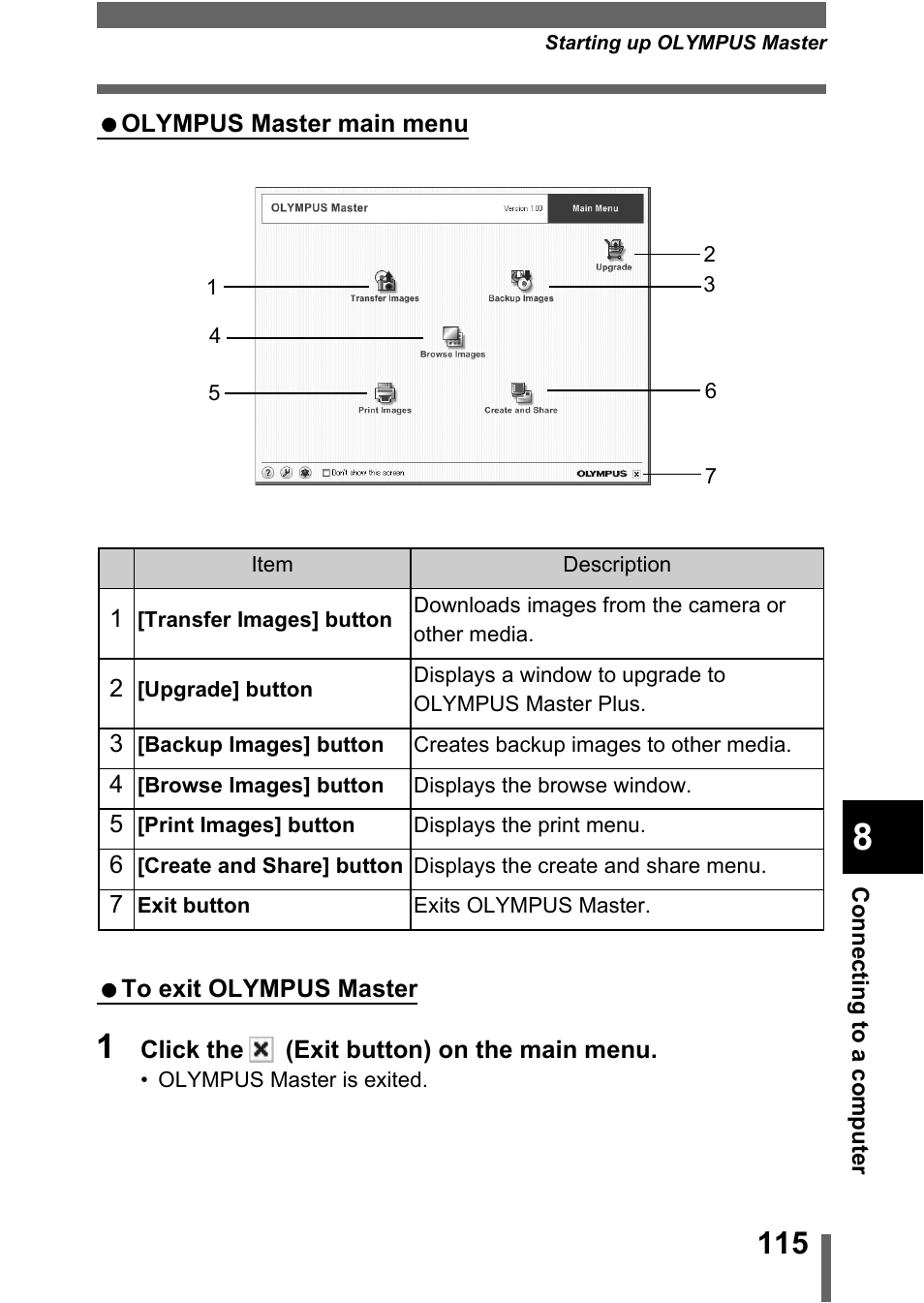 Olympus C-370 ZOOM User Manual | Page 115 / 144