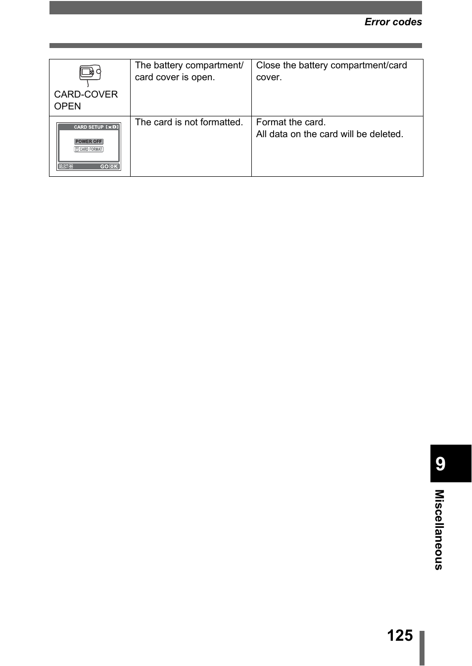 Olympus C-370 ZOOM User Manual | Page 125 / 144