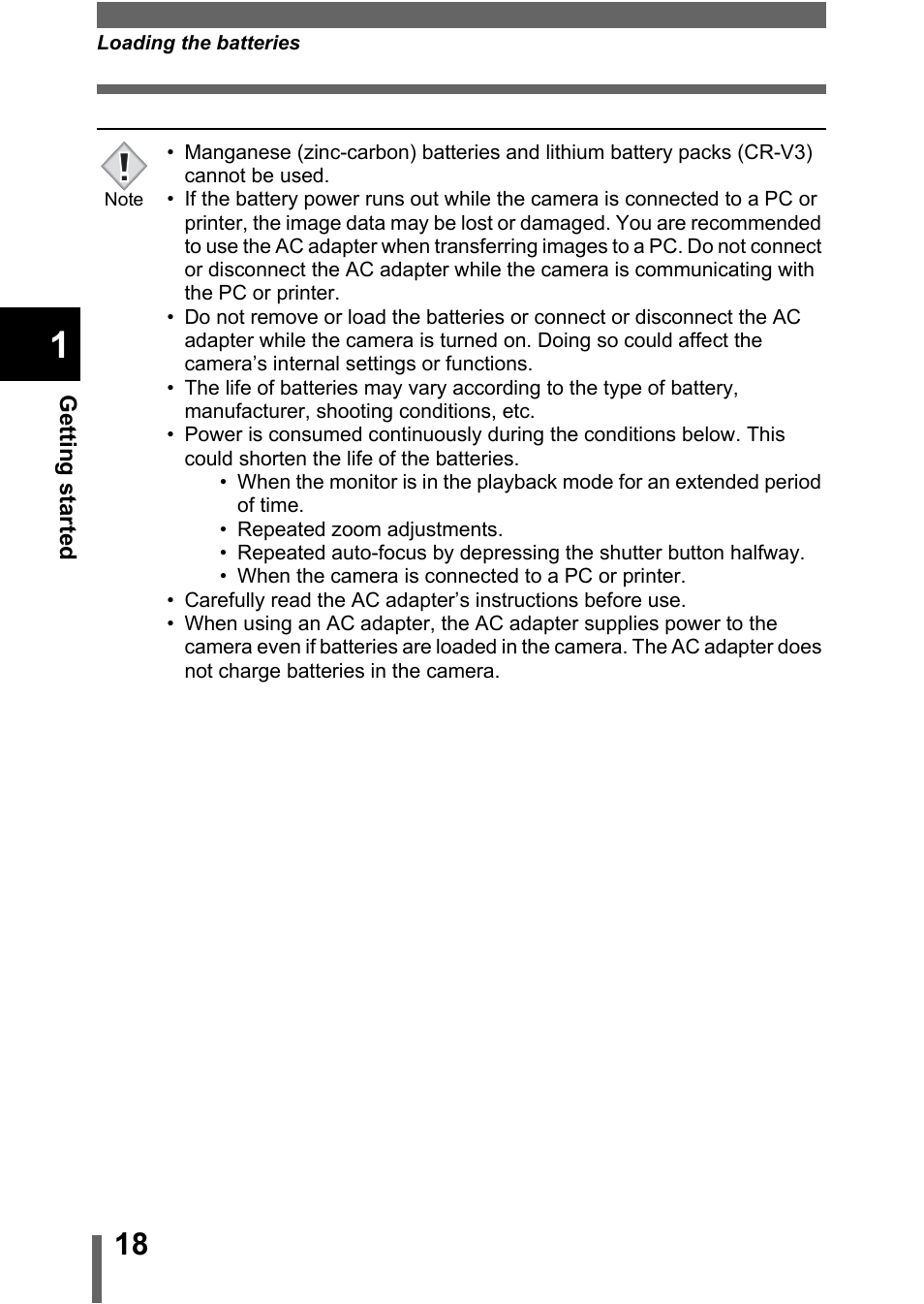 Olympus C-370 ZOOM User Manual | Page 18 / 144