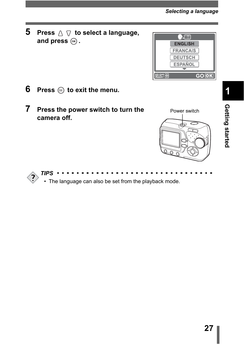 Olympus C-370 ZOOM User Manual | Page 27 / 144