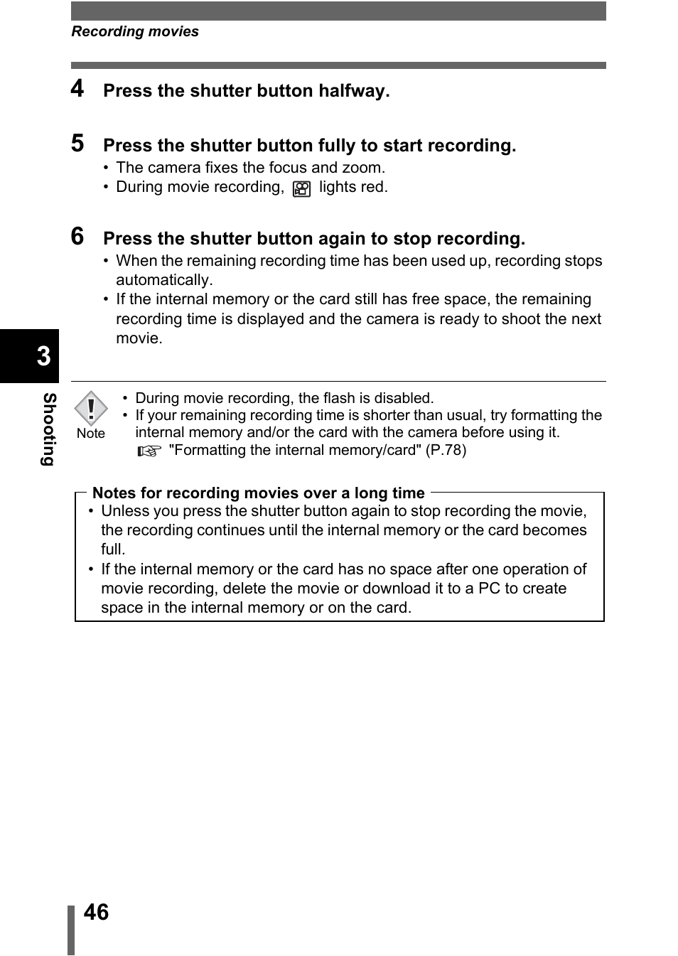 Olympus C-370 ZOOM User Manual | Page 46 / 144
