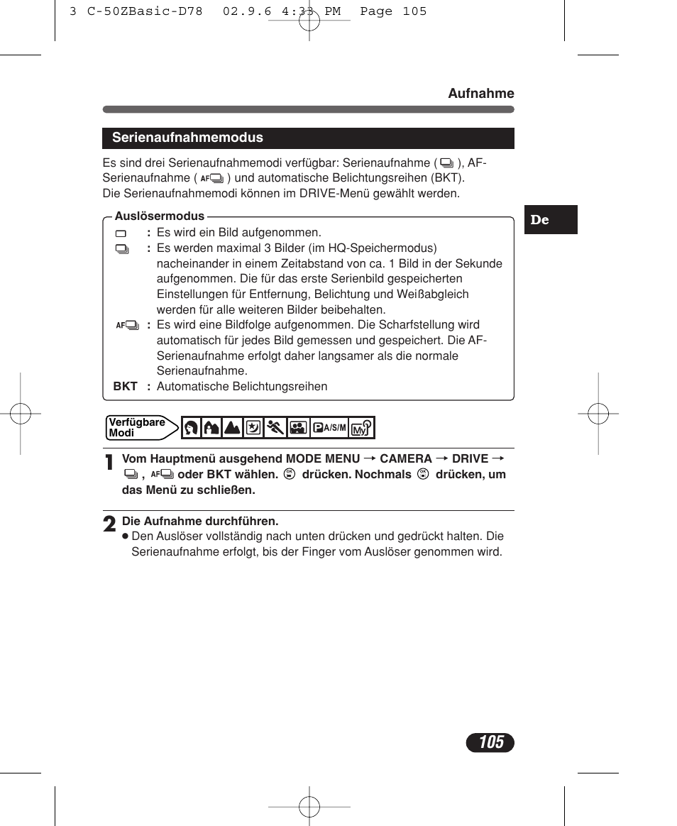 Olympus C-50 Zoom User Manual | Page 105 / 156