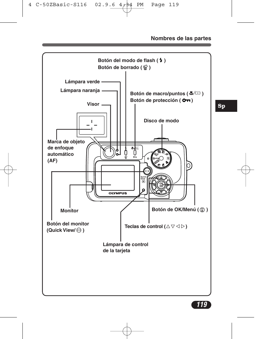 Olympus C-50 Zoom User Manual | Page 119 / 156