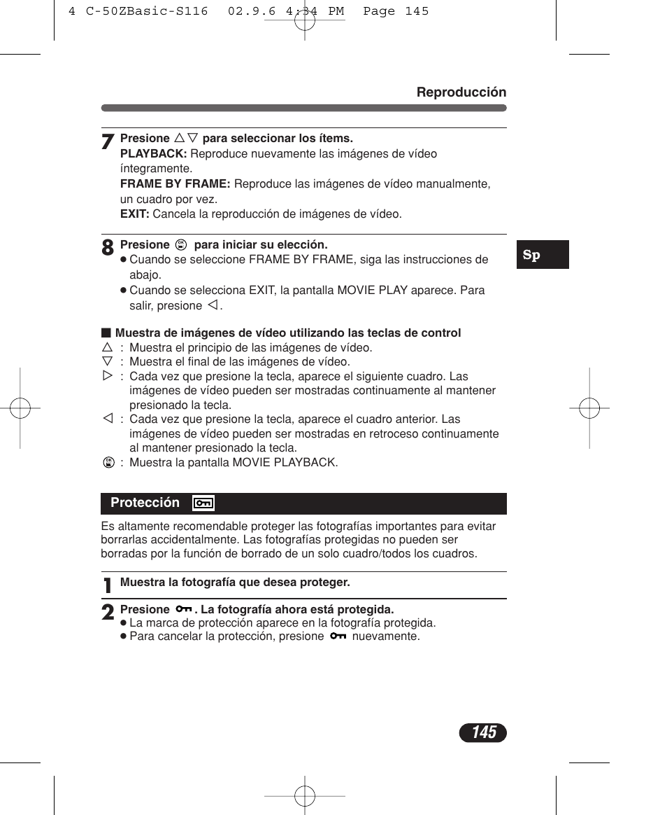 Olympus C-50 Zoom User Manual | Page 145 / 156