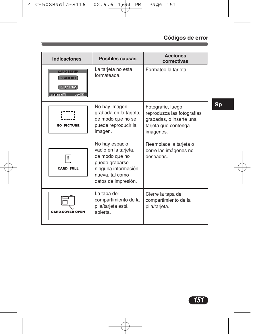 Olympus C-50 Zoom User Manual | Page 151 / 156