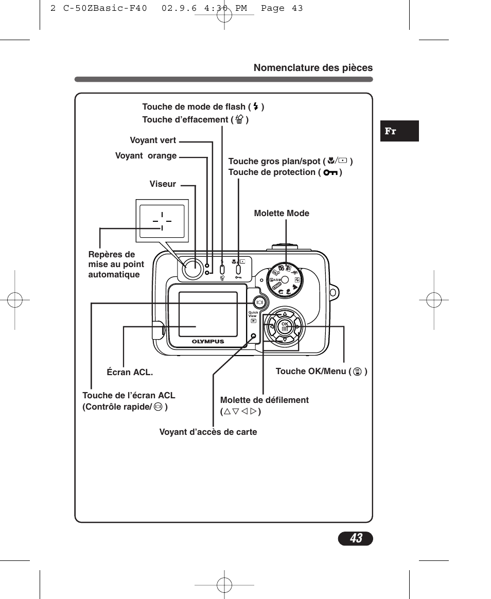 Olympus C-50 Zoom User Manual | Page 43 / 156