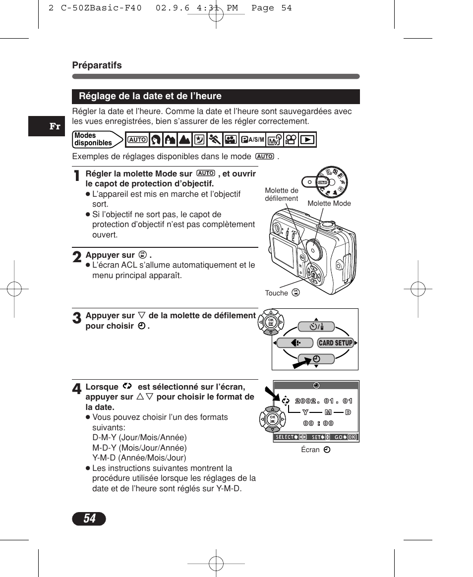 Olympus C-50 Zoom User Manual | Page 54 / 156