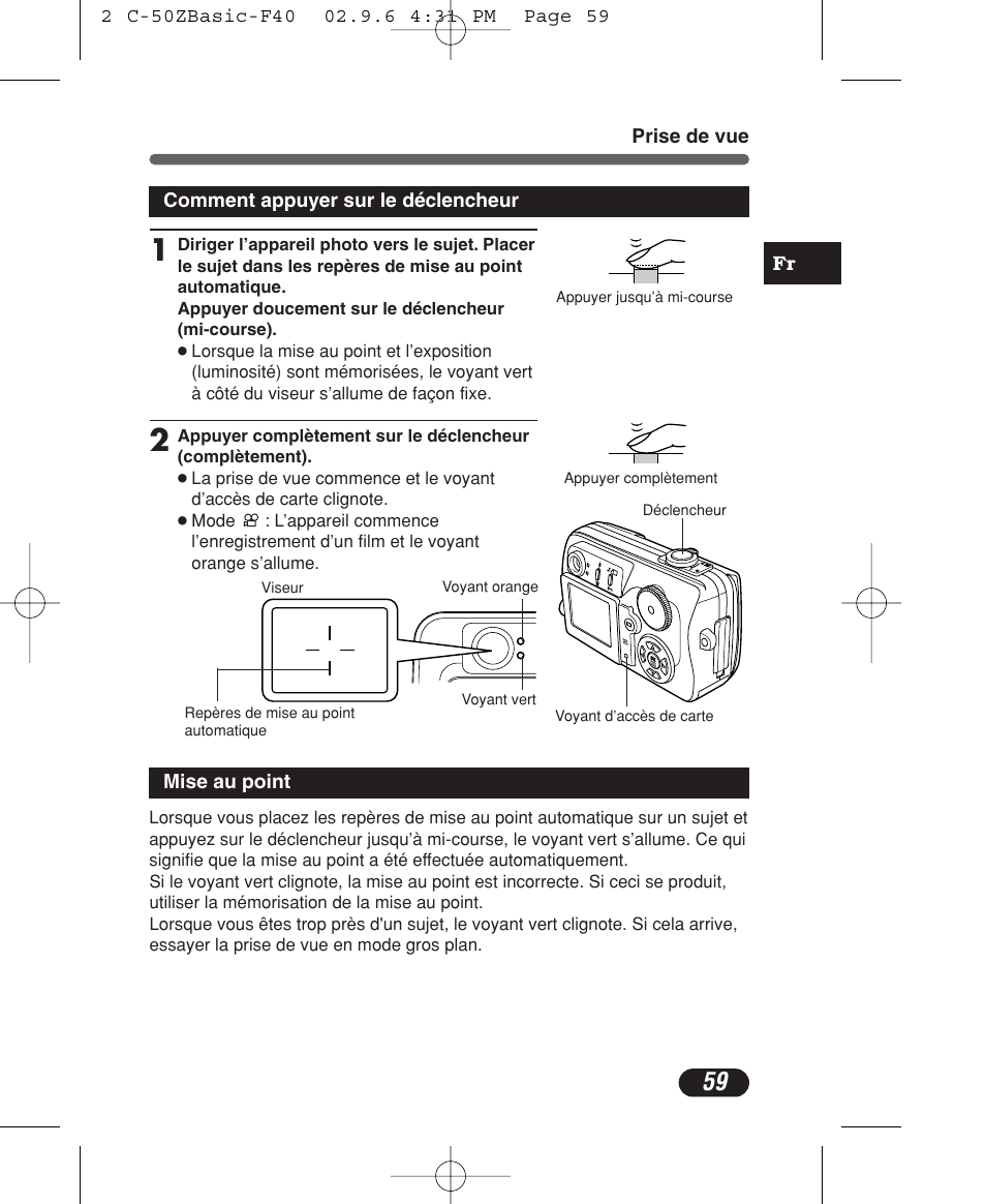 Olympus C-50 Zoom User Manual | Page 59 / 156
