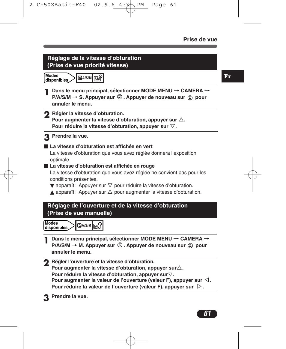 Olympus C-50 Zoom User Manual | Page 61 / 156
