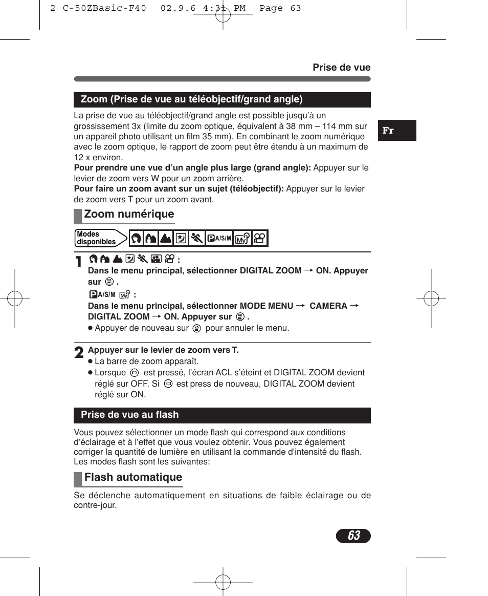 Olympus C-50 Zoom User Manual | Page 63 / 156