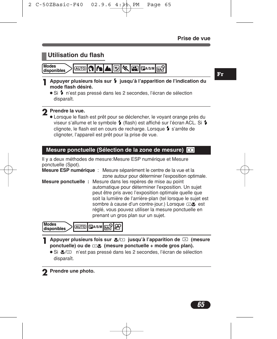 Olympus C-50 Zoom User Manual | Page 65 / 156