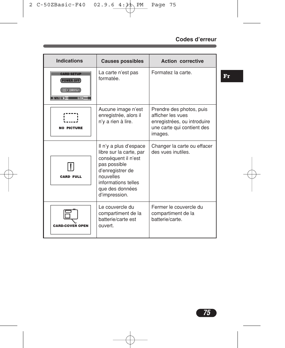 Olympus C-50 Zoom User Manual | Page 75 / 156