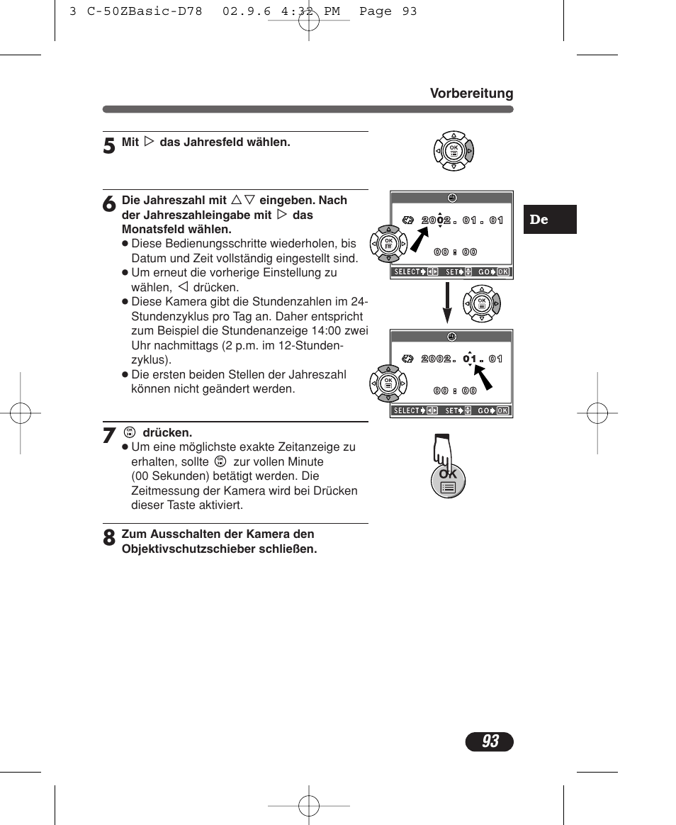 Olympus C-50 Zoom User Manual | Page 93 / 156