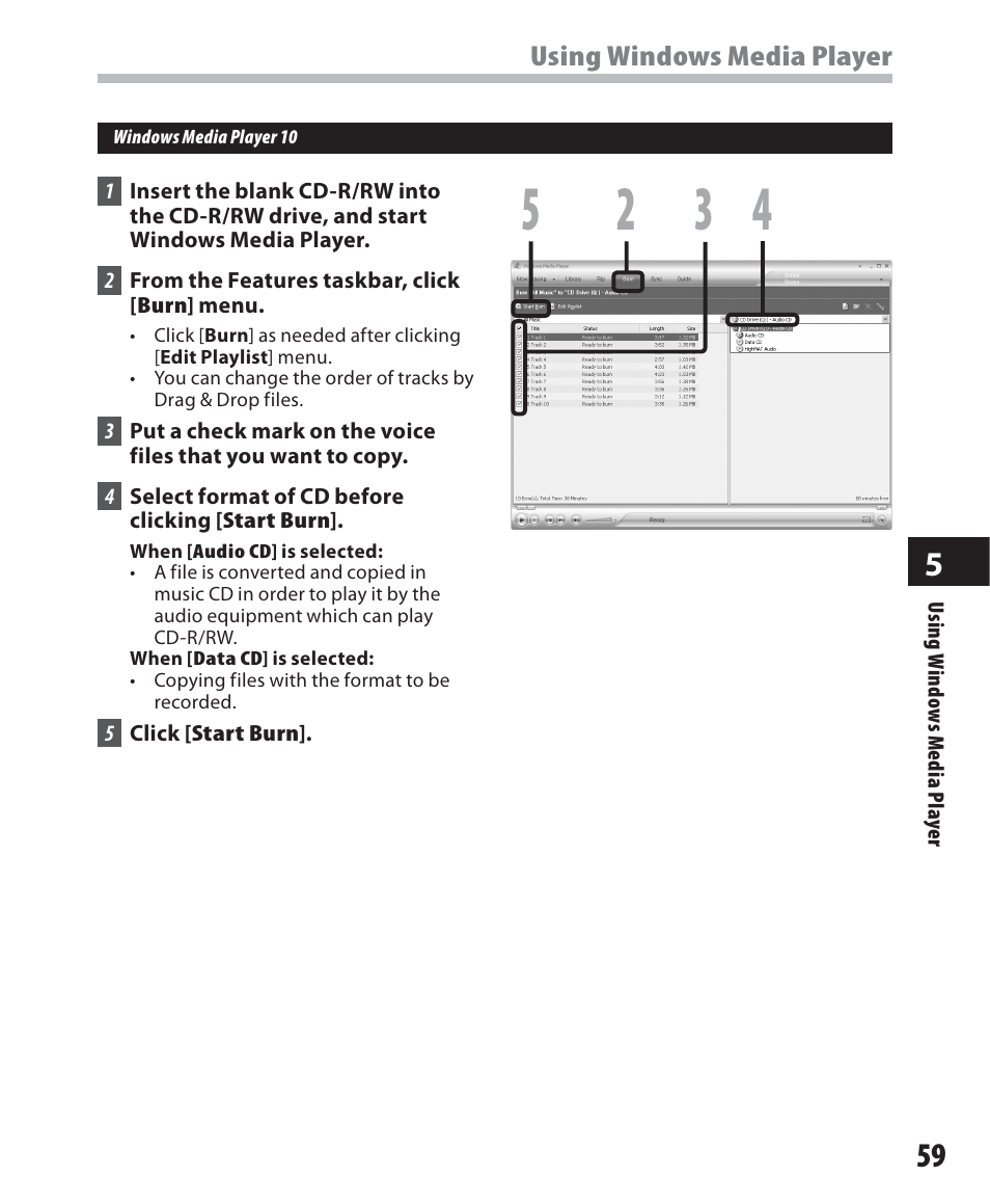 Olympus WS-500M User Manual | Page 59 / 72