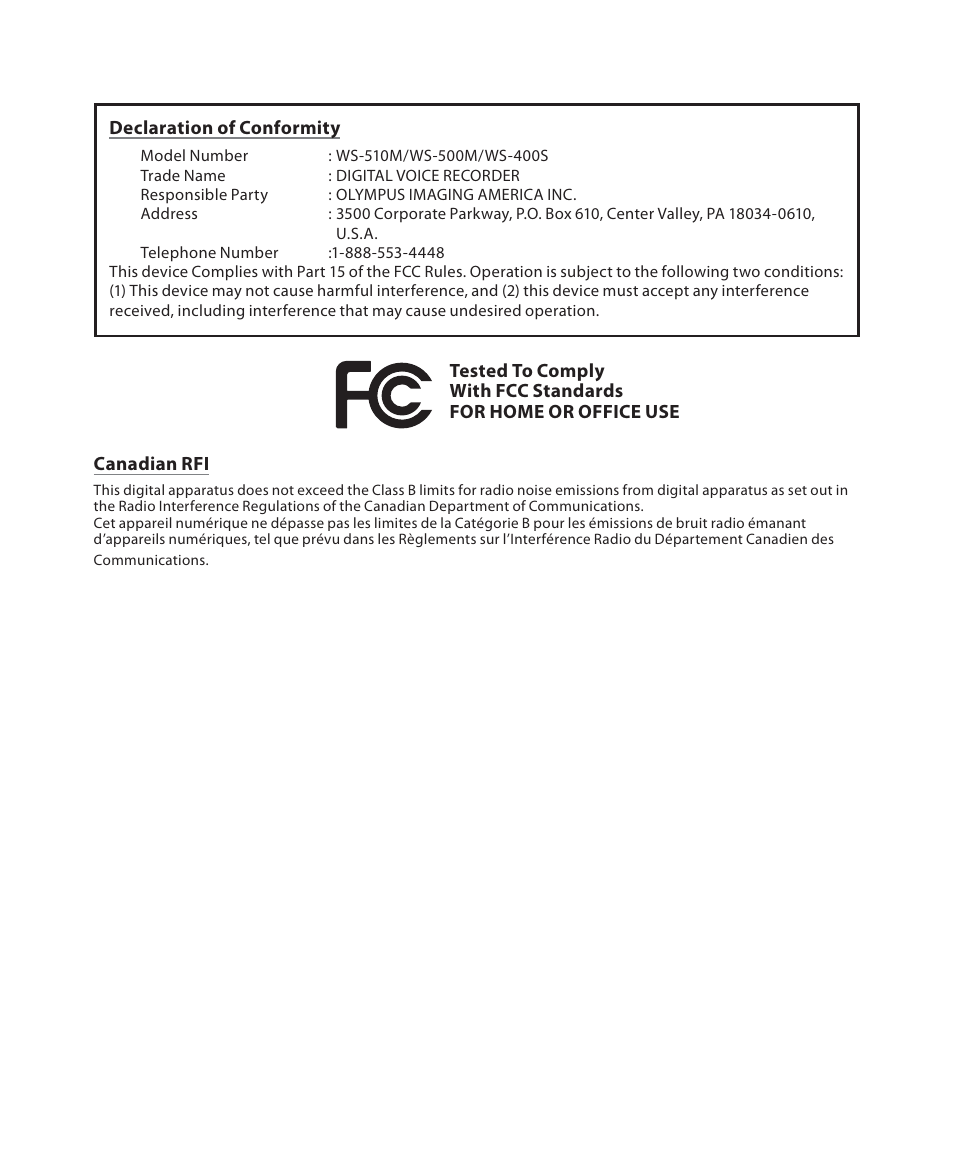 Olympus WS-500M User Manual | Page 71 / 72