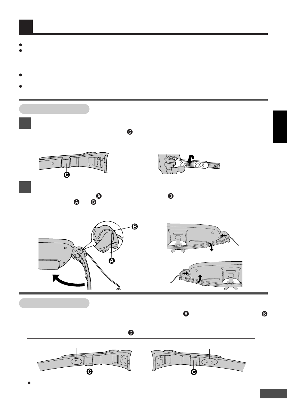 Changing the frames (et-fr103) | Olympus SCPH-10130U User Manual | Page 25 / 28