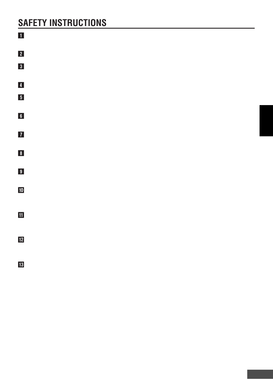 Safety instructions | Olympus SCPH-10130U User Manual | Page 3 / 28