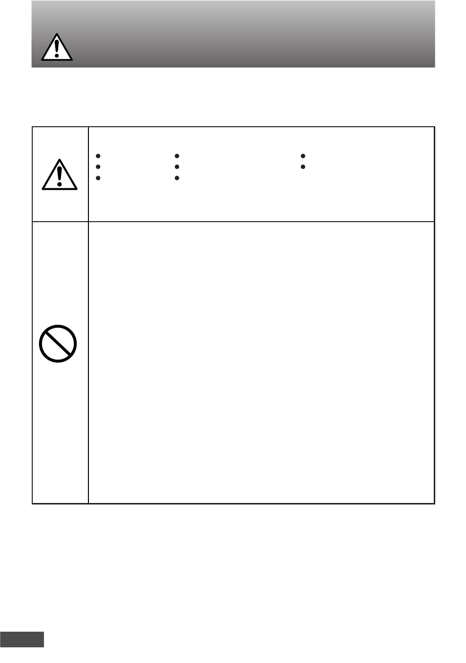 Warning | Olympus SCPH-10130U User Manual | Page 6 / 28