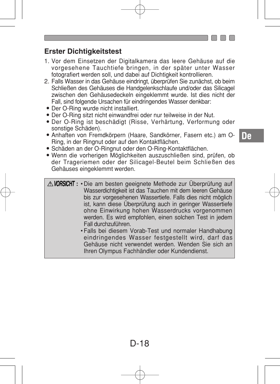 D-18 | Olympus PT-027 User Manual | Page 107 / 180