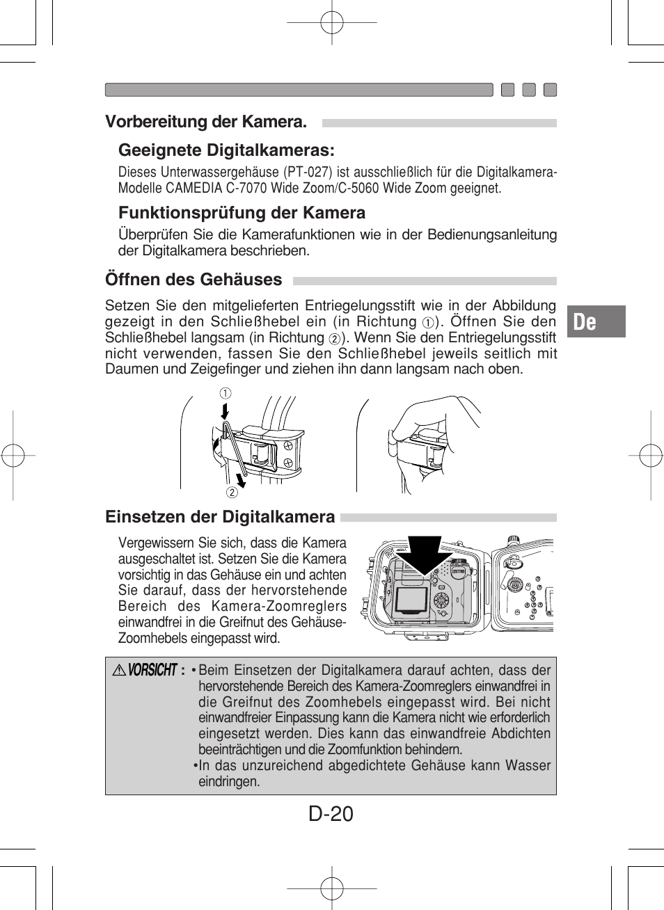 D-20 | Olympus PT-027 User Manual | Page 109 / 180